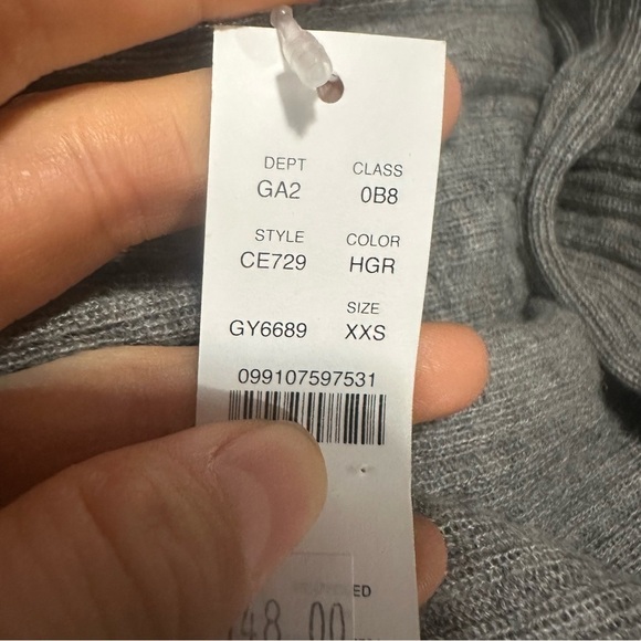 J crew Featherweight cashmere turtleneck sweater with rhinestones - Picture 2 of 2